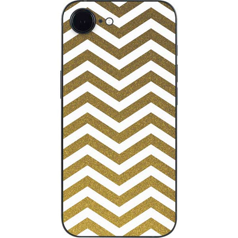 Gold Chevron iPhone 16e Skin